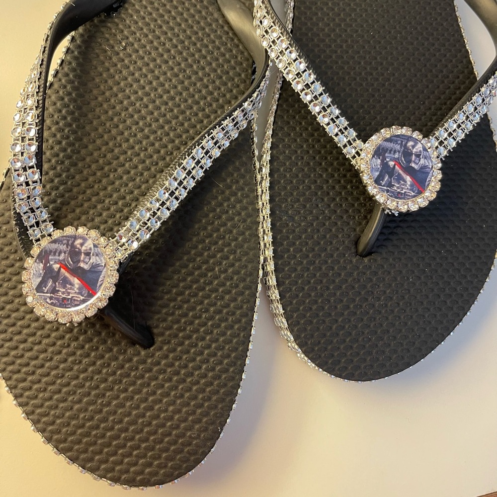 Darth Vader flip flops